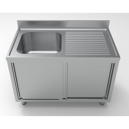 Combisteel 700 Sink Unit Sliding Doors 1 Left 1200