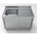 Combisteel 700 Sink Unit Sliding Doors 1 Left 1200