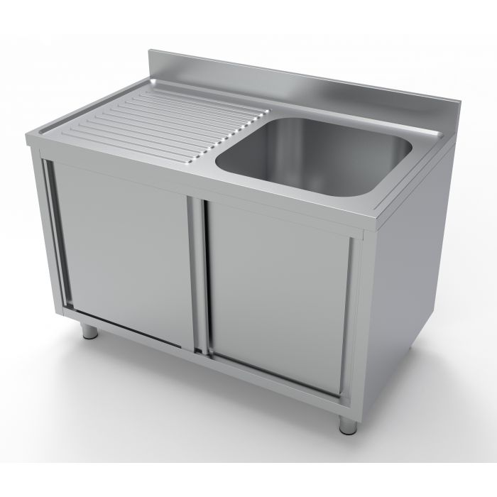 Combisteel 700 Sink Unit Sliding Doors 1 Right 1200