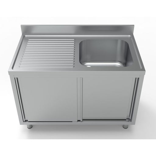 Combisteel 700 Sink Unit Sliding Doors 1 Right 1200