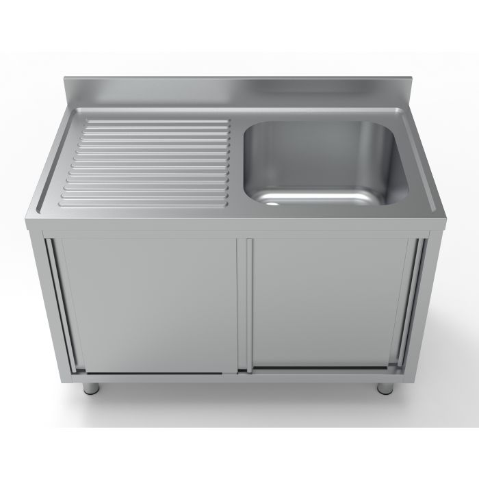 Combisteel 700 Sink Unit Sliding Doors 1 Right 1200