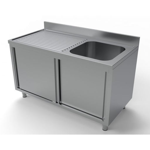 Combisteel 700 Sink Unit Sliding Doors 1 Right 1400