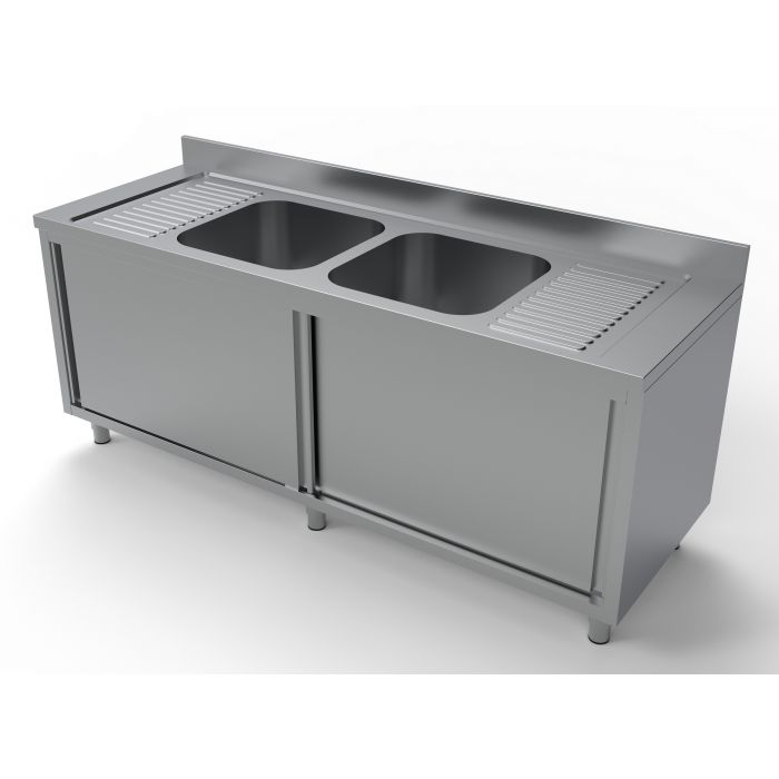 Combisteel 700 Sink Unit Sliding Doors 2 Middle 2000