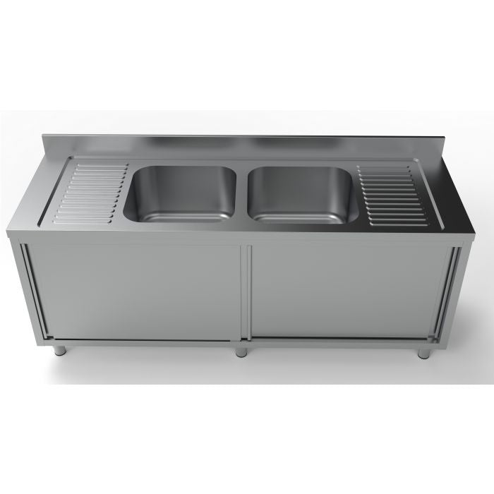 Combisteel 700 Sink Unit Sliding Doors 2 Middle 2000