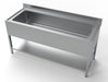 Combisteel UNIT 1800 stainless steel sink unit with large basin, 1800mm wide