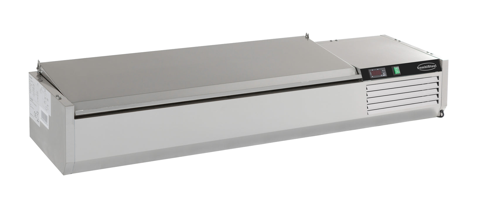 Stainless steel counter top refrigeration unit with GN container capacity