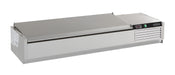 Stainless steel counter top refrigeration unit with GN container capacity