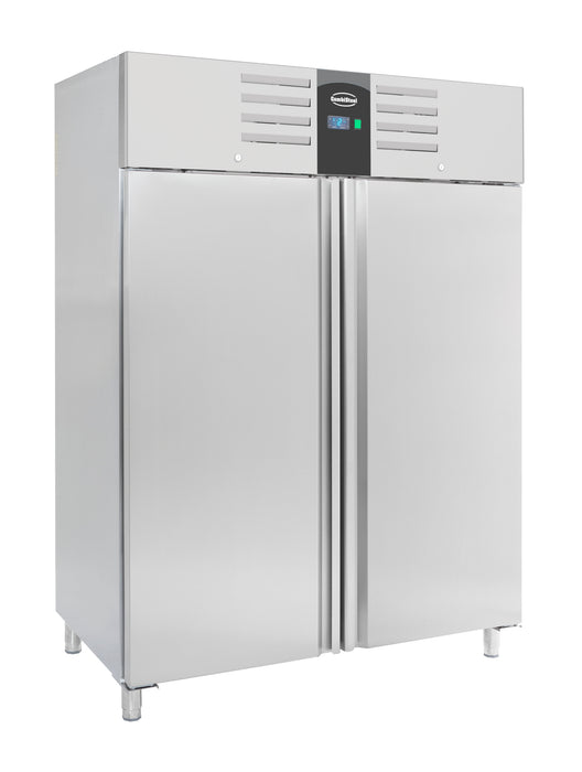 Combisteel stainless steel two door upright freezer, Energy Line model