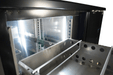 Black Combisteel 4 drawer undercounter refrigerator with stainless steel interior view 2