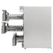 Stainless steel three drawer undercounter refrigerator with digital display view 4
