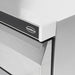 Stainless steel three drawer undercounter refrigerator with digital display view 6