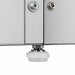 Stainless steel single door tabletop refrigerator with right-hand hinge door view 7