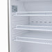 Stainless steel single door tabletop refrigerator with right-hand hinge door view 6