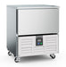 Stainless steel blast chiller cabinet with right-hinged door and five GN tray capacity