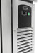 Stainless steel four drawer undercounter refrigerator with digital temperature display view 3