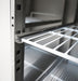 Stainless steel refrigerated counter with 3 doors and 2 drawers, Energy Line range view 4