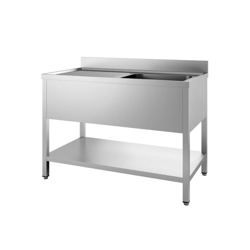 Combisteel 600 Sink Unit Shelf Flat-Packed 1 Right 1200