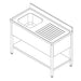 Combisteel 700 Sink Unit Shelf Flat Packed 1 Left 1200