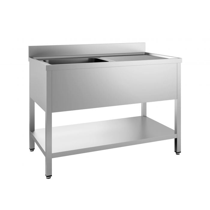 Combisteel 700 Sink Unit Shelf Flat Packed 2 Left 1600