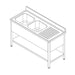 Combisteel 700 Sink Unit Shelf Flat Packed 2 Left 1600