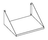 Stainless steel oven shelf for Combisteel 7500 series view 2