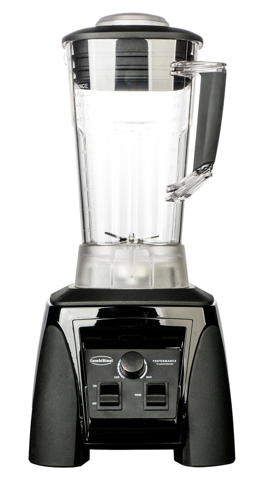 Black Combisteel commercial blender with 2 litre capacity view 2