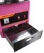Combisteel MACHINE 520 candy floss machine with red dome and white base view 7