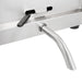 Stainless steel electric counter fryer with single 12 litre frypot and drain valve view 6