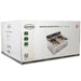 Stainless steel countertop electric fryer with two fry baskets and control panel. view 4