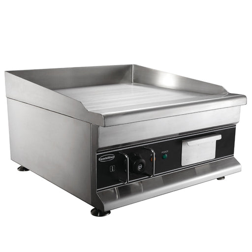 Combisteel TOP 500 stainless steel tabletop electric griddle with smooth cooking surface