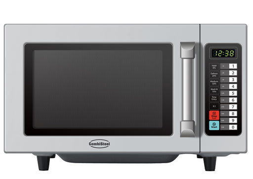 Combisteel 1550W commercial microwave oven, stainless steel finish