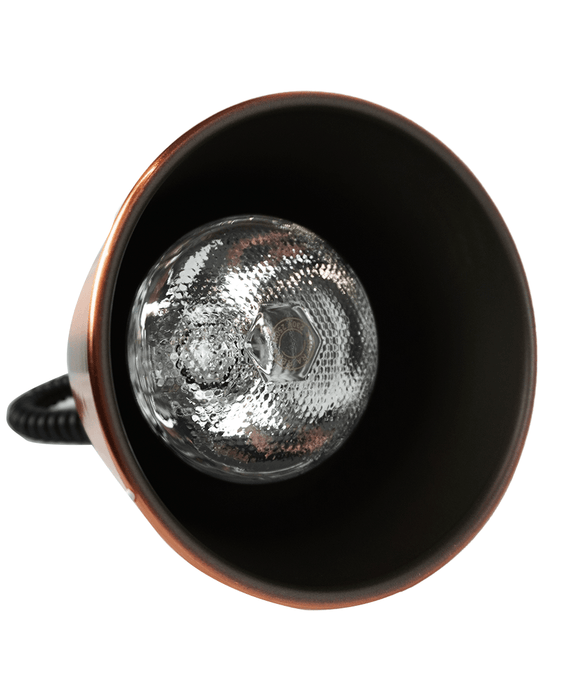 Combisteel CH-04 brass telescopic heat lamp with adjustable height column view 6