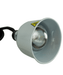 Silver telescopic heat lamp with adjustable height and 175mm diameter reflector view 4