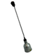 Silver telescopic heat lamp with adjustable height and 175mm diameter reflector view 7
