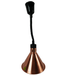 Combisteel CH-02 brass telescopic heat lamp with adjustable stand and reflector view 6