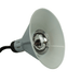 Silver telescopic heat lamp with adjustable height and 270mm diameter reflector view 4