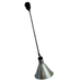Silver telescopic heat lamp with adjustable height and 270mm diameter reflector view 7