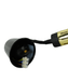 Gold telescopic heat lamp with 290mm diameter shade and adjustable pole view 6