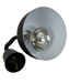 Black telescopic heat lamp with 240mm diameter reflector and adjustable stand view 5