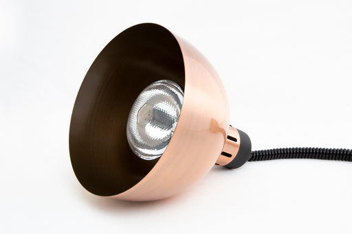Combisteel CH-04 brass telescopic heat lamp with adjustable height column view 2