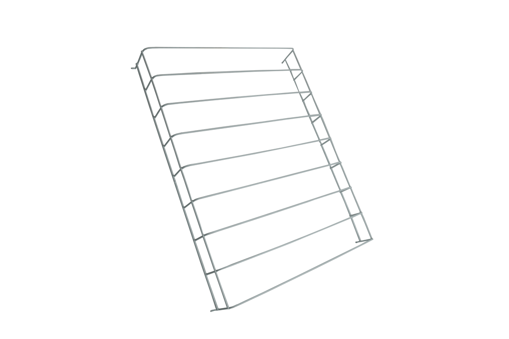 White shelf partition dividers for commercial refrigerator storage