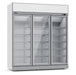Combisteel INS-1530F white three-door upright display freezer with LED lighting