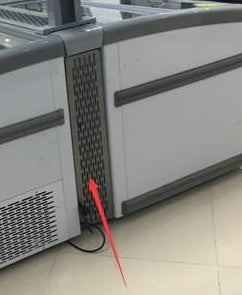 Combisteel chest freezer joint side panel for island configuration