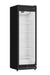 Combisteel PIB-360R single glass door upright display fridge with black exterior