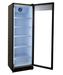 Combisteel PIB-360R single glass door upright display fridge with black exterior view 6