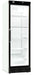 White Combisteel single glass door upright display refrigerator with internal shelving