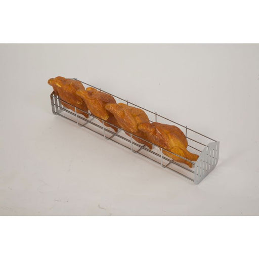 Stainless steel basket for Combisteel chicken grill, 630mm wide view 2