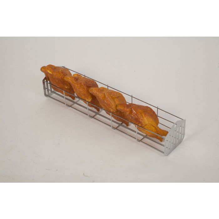 Stainless steel basket for Combisteel chicken grill, 630mm wide view 2