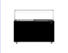 Black chest freezer with open top for ice cream bin storage, 1439mm wide view 2