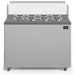 White freestanding chest freezer ice cream display cabinet with Plexiglass top